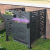 3.5 x3.5 FT Air Conditioner Fence for Outdoor Units, Metal Privacy Fence Cover, Perfect to Conceal Air Conditioning Units (W540133742)