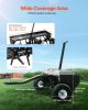 VEVOR Tow Behind Plug Aerator, 40-Inch Tow Behind Lawn Plug Aerator with Universal Hitch, Pull Behind Aerator with Iron Spikes Alternately Arranged