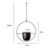 Nordic Metal Hanging Chain Flower Pot Iron Hanging Flower Basket Vase Plant Hanging Planter For Home Garden Balcony Decoration