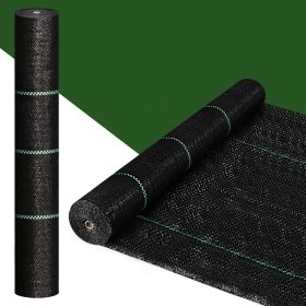 Premium 5oz Pro Weed Barrier Landscape Fabric Ground Cover Heavy Duty Commercial Anti-Weed Gardening Mat (size: 5FTx250FT)